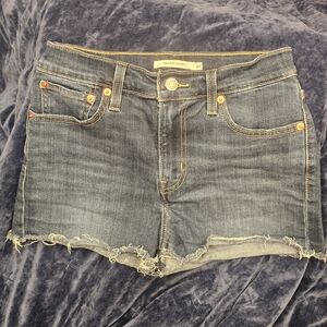 Levi's High Rise Cutoff Shorts - Size 26